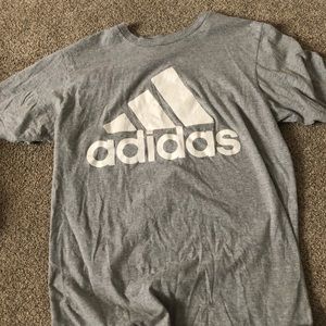 Adidas Grey Logo Tee